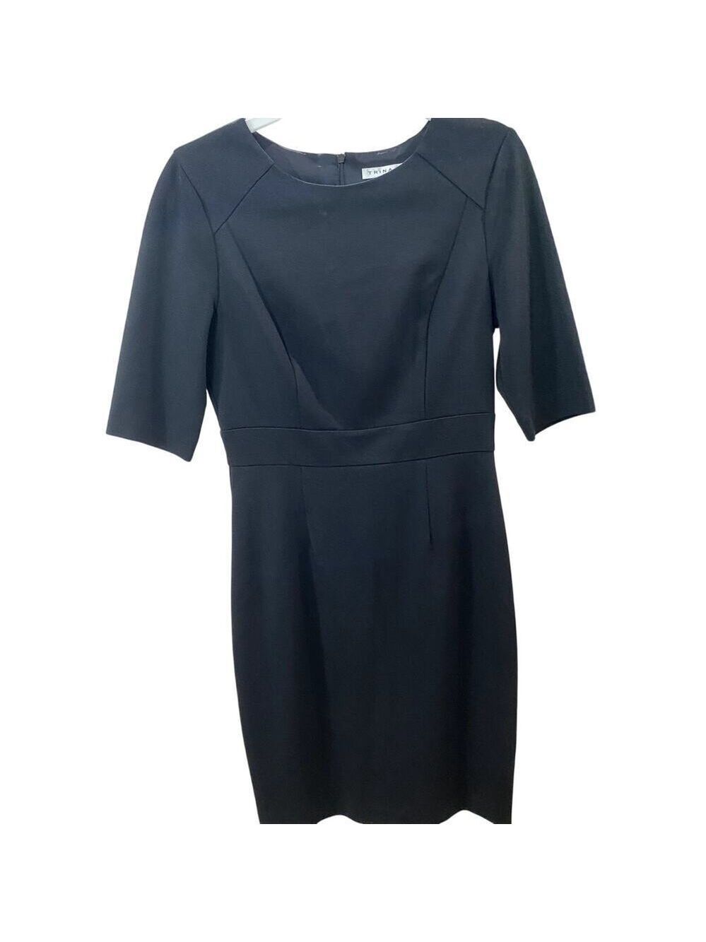 Trina Turk Black Sheath Dress - Size L (EUC)